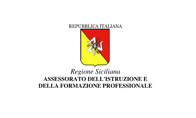 Regione Siciliana-Assessorato dell’istruzione e della formazione professionale